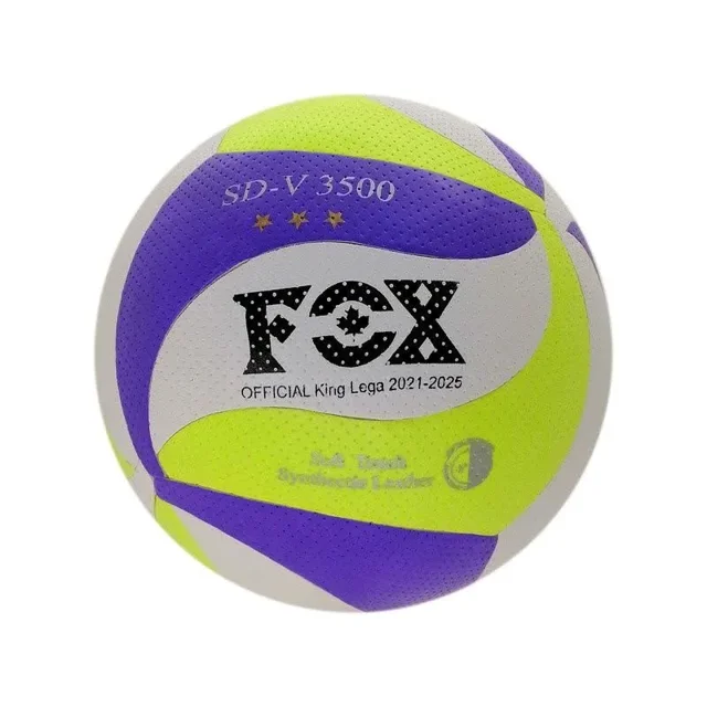 توپ والیبال FOX رنگ بنفش زرد