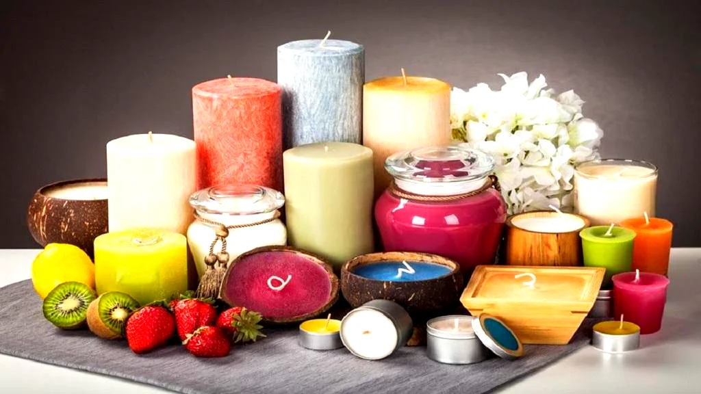 انواع شمع های دکوری،معطر و وارمر